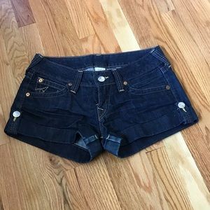 True Religion shorts Jess cuff